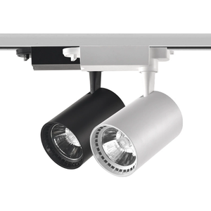 <span class=keywords><strong>Spot</strong></span> LED COB orientable et dimmable moderne pour magasin commercial intérieur / <span class=keywords><strong>Rail</strong></span> <span class=keywords><strong>de</strong></span> projecteur LED COB noir/<span class=keywords><strong>blanc</strong></span> - Product Image 1