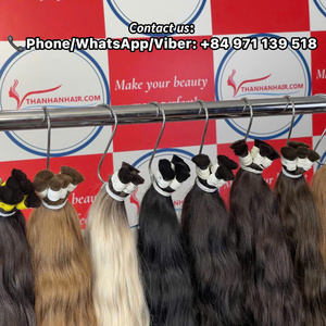 ผมต่อแบบหยักเป็นลอนสำหรับต่อผม100% จากโรงงานผมคนเวียตนามแบบดิบๆ - Product Image 5