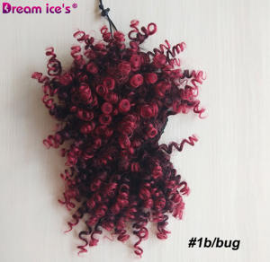 Queen's <span class=keywords><strong>Dream</strong></span> — cheveux synthétiques bouffants, Extension de cheveux Afro crépus et chignon avec queue de cheval - Product Image 6