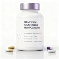 Capsules blanchissantes pour la peau à haute absorption de L-glutathion, approuvées Halal / Casher, avec certification ISO et fourniture OEM ODM personnalisée
