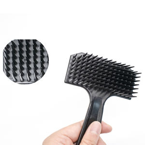 Outil de toilettage pour animaux de compagnie de vente chaude, brosse de toilettage pour animaux de compagnie, fabricant fournissant une brosse d'épilation en plastique noir - Product Image 4