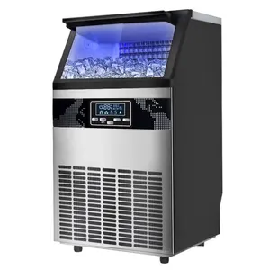 Machine à crème glacée Machine à glace commerciale en acier inoxydable Convient à de nombreuses occasions facile à utiliser