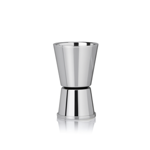 Double doseur à cocktail 15 et 30 ml en acier inoxydable finition chromée, outil de bar - Product Image 2
