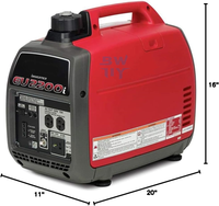 Générateur ultra silencieux 2200W 120V pour le camping, la maison, le camping-car, avec CO-MINDER, approuvé par 49 États, 50/60Hz