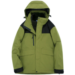 <span class=keywords><strong>Chaqueta</strong></span> cortavientos de invierno para exteriores profesional Unisex, impermeable, de alta tecnología, cálida, transpirable, 2 en 1, de lana para hombres y mujeres - Product Image 1