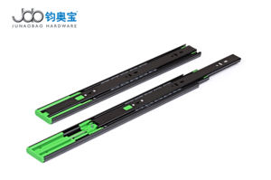 Manufaktur profesional 45 mm dorong untuk membuka laci Slide teleskopik hidrolik lembut dekat Laci rel geser - Product Image 2