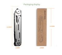 Couteau multifonction de poche de survie en acier inoxydable de haute qualité GHK avec ouvre-bouteille