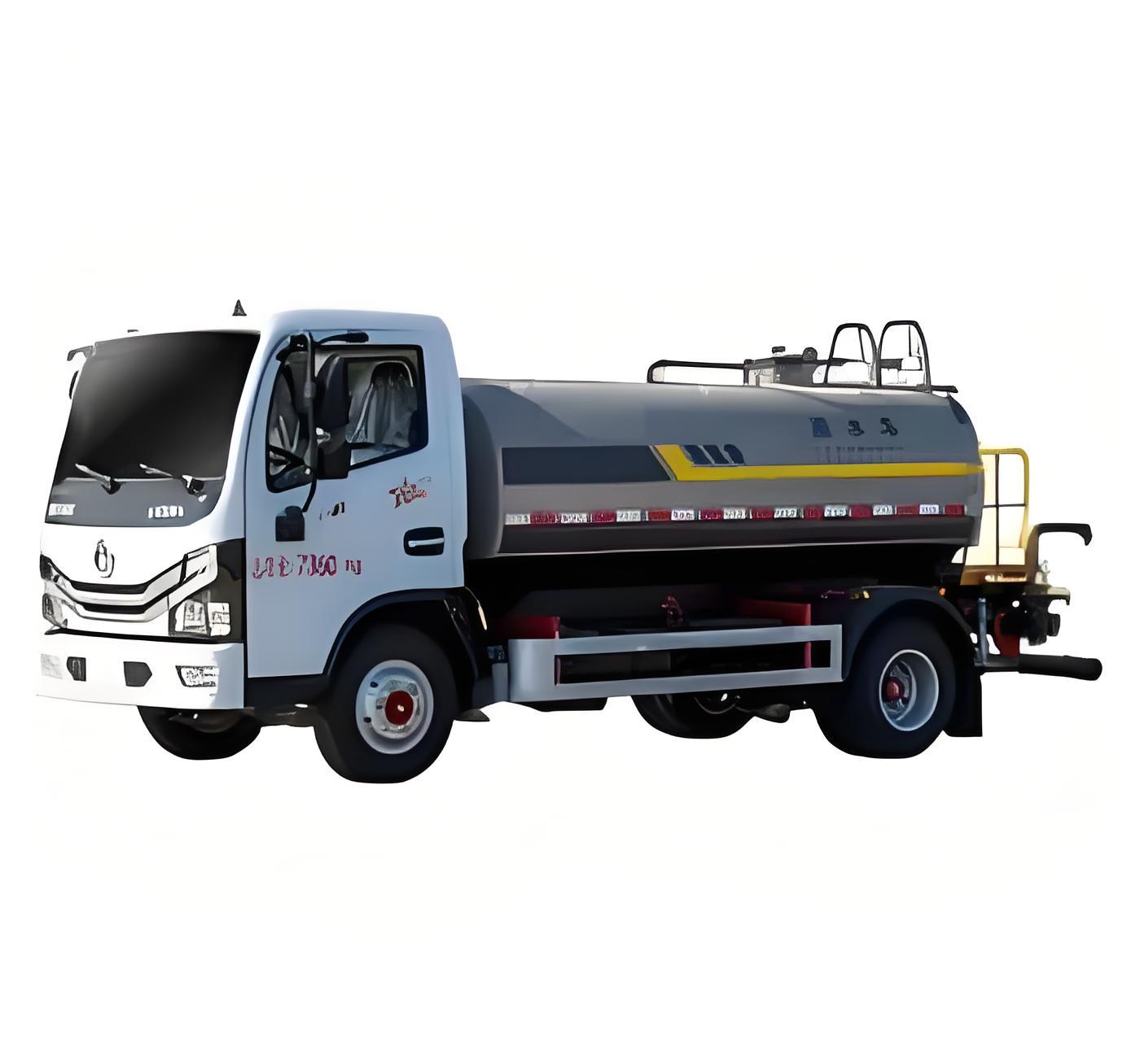 Dongfeng 4x2 эффективная Водяная цистерна 4100 литров автоматическая водяная тележка на дизельном топливе с компонентами сердечника моторного насоса