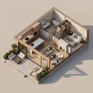 Chalet Prefabbricato Espandibile Impermeabile Effetto Legno con <span class=keywords><strong>Vista</strong></span> <span class=keywords><strong>Lago</strong></span>, per Resort, Campeggio e Alloggi con Balcone - Product Image 2
