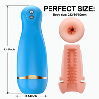 Hot Selling Automatic Male Mastur bator Vagina Echte Muschi Tasche Vibration Massage Voice Interact Machine Sexspielzeug für Männer 18