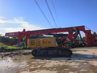 Foreuse rotative hydraulique Imachine Crawler SR275/SR285 avec moteur Cummins L9 pour le forage de pieux de fondation