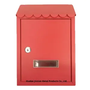 Buzón de Correo de Hierro para Montaje en Pared Exterior con Cajas de <span class=keywords><strong>Opiniones</strong></span> y Quejas, Almacenamiento con Cerradura de Llave, Modelo 313, Diseño Moderno y Simple - Product Image 5