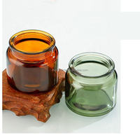 Bougeoirs en verre transparents de 4 oz avec couvercle en liège, réutilisables et résistants à la chaleur, pour souvenirs de mariage et Saint-Valentin