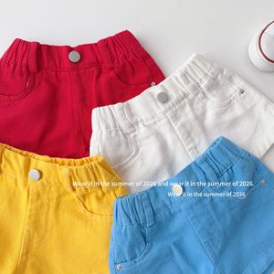 Pantaloncini Estivi per <span class=keywords><strong>Bambina</strong></span> 2026, <span class=keywords><strong>Shorts</strong></span> Colorati <span class=keywords><strong>Blu</strong></span>, Rossi, Gialli e Bianchi per Bambine - Product Image 4