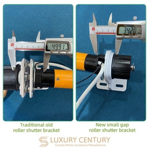 Bán buôn phong cách mới khoảng cách nhỏ hình ống động cơ Con lăn Rèm màn trập khung làm bằng kim loại bền - Product Image 2