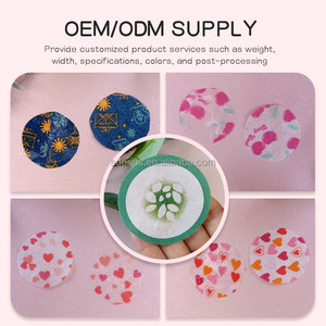 Différents styles de tampons de <span class=keywords><strong>coton</strong></span> cosmétiques soins de la peau <span class=keywords><strong>démaquillant</strong></span> tampons de <span class=keywords><strong>coton</strong></span> spunlace <span class=keywords><strong>tissu</strong></span> non tissé - Product Image 4