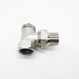 Vanne de <span class=keywords><strong>radiateur</strong></span> de chauffage d'<span class=keywords><strong>eau</strong></span> thermostatique, vanne de <span class=keywords><strong>radiateur</strong></span> manuelle en laiton de type angle pour la régulation de la température - Product Image 5