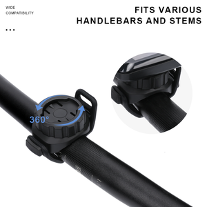 RIDERACE Bicycle Strap-on <strong>Computer</strong> Mount <strong>Bracket</strong> Resin Rubber Lightweight MTB Road Bike Odometer Holder for 22-40mm Handlebar - Product Image 5