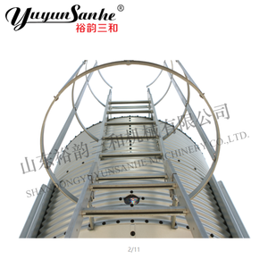 Высококачественный гальванизированный стальной бункер для хранения металла 3,96 М-10,2 м емкость 1 год гарантии для разведения кур птицы - Product Image 5