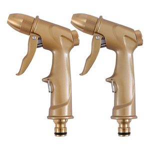 Gold Plated Brass Car Wash Water Gun Pure Copper Nozzle Manual High Pressure Spray For Home Vehicle <b>Cleaning</b> <b>Floor</b> Rinsing - Product Image 3