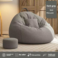 Fauteuil pouf compact et peu encombrant Sedia Stuhl avec fonction de mobilité facilitée