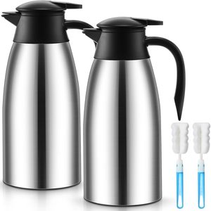 Jarra de Acero Inoxidable con Aislamiento al Vacío de 2L, Doble Capa, para Servicio de Bebidas - Product Image 4