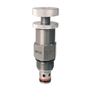 Vanne de décharge hydraulique Betop Crv-08-K à action directe, cartouche filetée, débit 22,7 L, 250 bars, en acier au carbone - Product Image 1