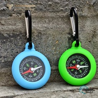 Brújula de Bolsillo Portátil para Camping y Senderismo, Resistente al Agua, Herramienta Duradera para Exteriores con Puntero de Navegación