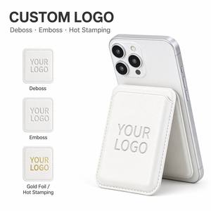 Cartera MagSafe Personalizada con Impresión a Medida, Porta Tarjetas Magnético con Soporte, Bloqueo RFID, Regalo de Navidad - Product Image 3