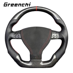 <span class=keywords><strong>Volante</strong></span> de Coche Personalizado de Fibra de Carbono Real Compatible con Volkswagen <span class=keywords><strong>Golf</strong></span> 5, Jetta MK5, GTI, <span class=keywords><strong>R32</strong></span>, EOS, Passat B6 Sin Airbag - Product Image 4