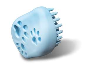 Spazzola da bagno per animali domestici spazzola da toelettatura per shampoo per cani in gomma spazzola da massaggio in silicone per doccia per cani - Product Image 4