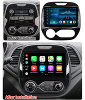 Krando 10 "autoradio Android pour Renault Captur 2016 - 2020 voiture multimédia intégré sans fil Carplay 4G réseau QLED affichage