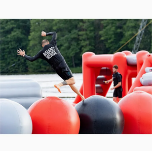 Parcours d'obstacles gonflable aquatique |   Attraction de parc aquatique flottant pour les lacs et les stations balnéaires - Product Image 5