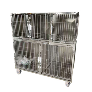 Gabbia Ospedaliera per Animali Domestici in Acciaio Inossidabile 304, Gabbia Multistrato Rinforzata per Gatti e Cani, Gabbia per Isolamento e Diagnosi - Product Image 4