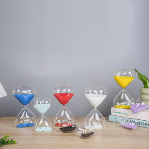 <span class=keywords><strong>Sablier</strong></span> en verre en forme de cœur <span class=keywords><strong>pour</strong></span> la cuisine, le brossage des <span class=keywords><strong>dents</strong></span>, l'enseignement scolaire - Product Image 5