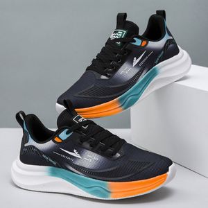 Zapatos Casuales de Suela Gruesa para Hombre, Estilo Deportivo para Caminar, Cómodos, a la Moda, con Parte Superior de Tela Transpirable y Forro de Algodón - Product Image 2