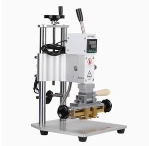 Machine de marquage à chaud personnalisable pour motifs sur feuille d'aluminium, pour le cuir, le bois, les portefeuilles, les étiquettes de bagages, avec moteur 220V, garantie 1 an - Product Image 2