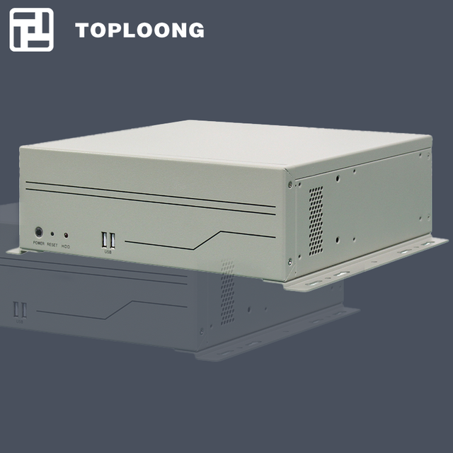 2 Slots Wall Mount Computer Case Industrial PC Cabinet Support Mini ITX Motherboard Good Quality