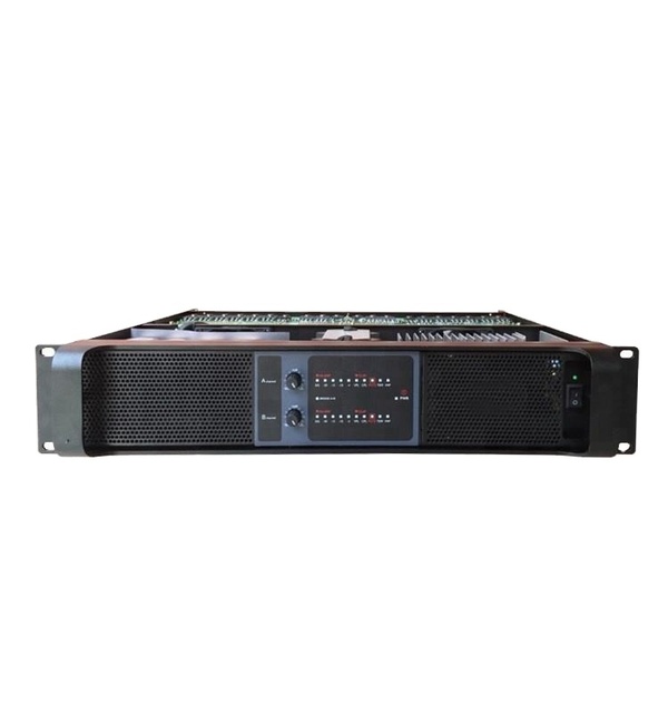 Professional Dual Channel Power Amplifier 2200Wx2 8Ohm High Current, Concert Stage Live Sound Audio System