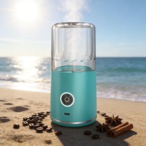 เครื่องปั่นแบบพกพาสำหรับงานหนัก 0.3-0.5 ลิตร ใช้พลังงานจาก USB/แบตเตอรี่ สำหรับใช้งานกลางแจ้งและในรถยนต์ เสียงเบา ป้องกันการรั่วซึม ปลอดสาร BPA โหมดบดน้ำแข็งแบบเทอร์โบ - Product Image 2