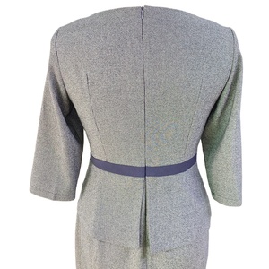 Vestido de Trabajo de Verano para Mujer, Manga Corta, Largo hasta la Rodilla, para Oficina - Product Image 5
