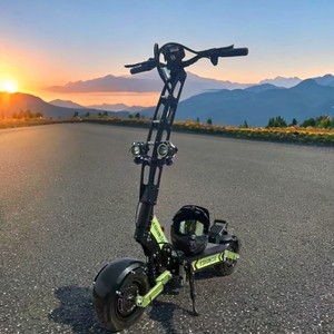 Geofought R6 60V 6000W Powerful Dual Motor E Scooter 11Inch Off Road NFC Start 40Ah 80-120km Long Range Adult Electric Scooter - Product Image 1