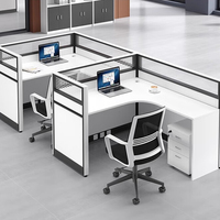 Postes de travail de bureau commerciaux au design moderne et luxueux Diviseurs et cloisons de bureau haut de gamme
