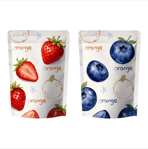 Vente en gros de sacs de chips de fruits imprimés personnalisés pochette debout étanche à l'humidité avec fermeture éclair pour emballage de snack de fruits secs noix de cajou - Product Image 4