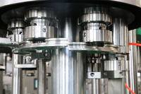 Ligne de production de bière en bouteille de verre de 400 ml 2000 BPH automatique 3 en 1 Machine de remplissage de boissons gazeuses en bouteille de verre eau gazeuse