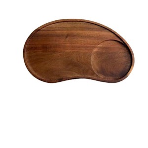 Japanese Style Wooden Serving <b>Tray</b> With Cup Holder For <b>Tea</b> Coffee Breakfast Dessert Hotel Use - Product Image 2