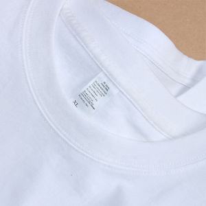 T-shirt surdimensionné en tissu tricoté de qualité supérieure 100% coton avec impression personnalisée, broderie et logo en relief pour hommes - Product Image 4