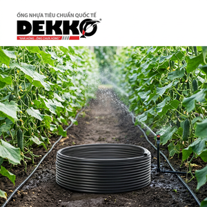 DEKKO - Manguera de Riego por Goteo de HDPE Negro, Redonda, de 20 mm, para Uso Agrícola - Product Image 3