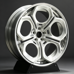 Jantes forgées en deux parties de <span class=keywords><strong>18</strong></span>, 19, 20, 21, 22, 24 pouces, 5x112, 5x114.3, 5x120, Teledial Blanc pour Giulia Quadrifoglio Stelvio <span class=keywords><strong>GTA</strong></span> 4C Brera - Product Image 2