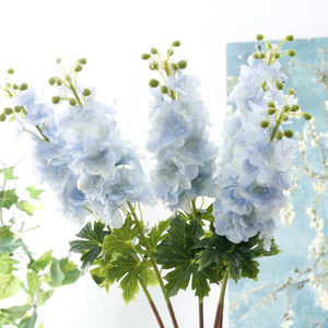 Vente chaude de haute qualité Real Touch <span class=keywords><strong>Delphinium</strong></span> fleurs pour la décoration de mariage en gros Latex Faux fleurs - Product Image 1